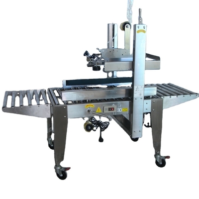 Máquina semi automática 304 de acero inoxidables del lacre de la cinta del cartón