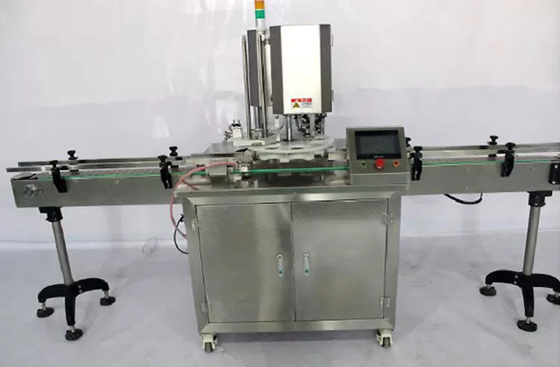 Máquina de costura de latas completamente automática de alta eficiencia, máquina selladora de latas de plástico PLC