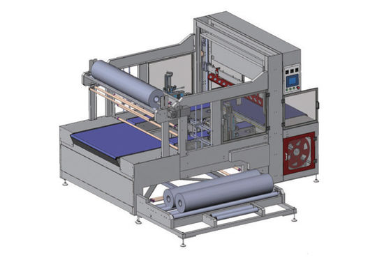 sello de extremo lateral de la altura 20m/Min Shrink Packing Machine 2 del paquete de 450m m PE que envuelve 7KW